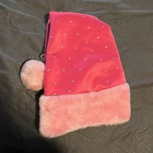 Rare pink gemstone Santa hat PINK Victoria main image 2